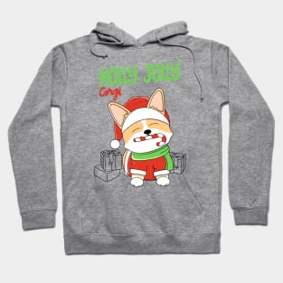 Holly Jolly Corgi Hoodie